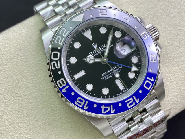 【ROLEX】ロレックス スーパーコピー GMTマスター II 126710BLNR-0002 ブルーブラック ジュビリーブレスレット【CLEAN工場出品】