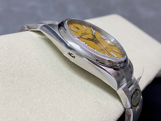【ROLEX】ロレックス スーパーコピー オイスターパーペチュアル 124300 イエロー 41MM【CLEAN工場出品】