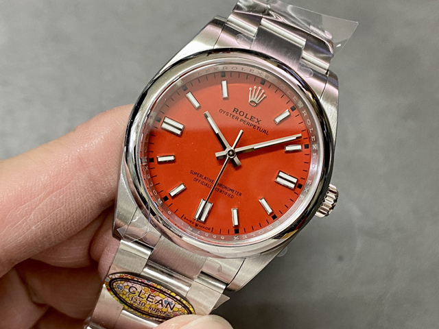 【ROLEX】ロレックス スーパーコピー オイスターパーペチュアル 126000 レッド 36MM【CLEAN工場出品】