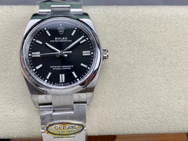 【ROLEX】ロレックス スーパーコピー オイスターパーペチュアル 126000 ブラック 36MM【CLEAN工場出品】