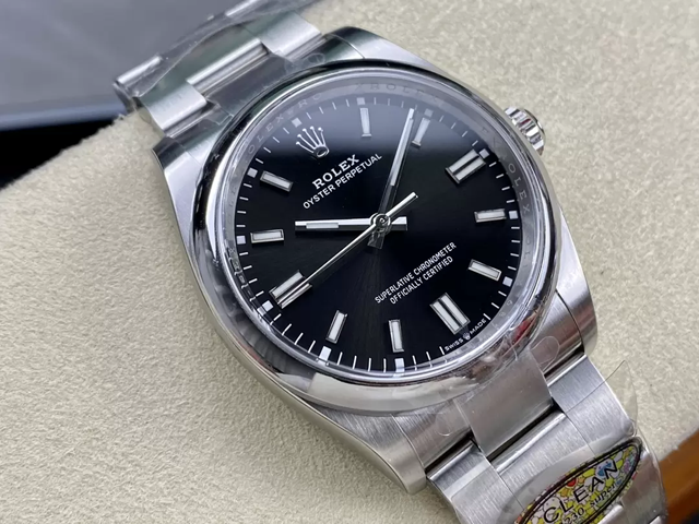 【ROLEX】ロレックス スーパーコピー オイスターパーペチュアル 126000 ブラック 36MM【CLEAN工場出品】
