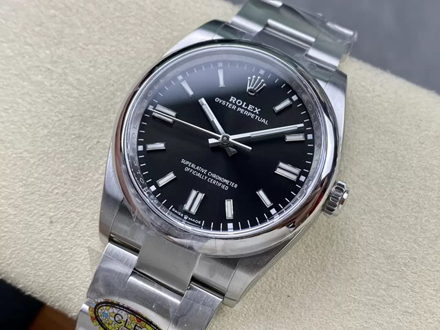 【ROLEX】ロレックス スーパーコピー オイスターパーペチュアル 126000 ブラック 36MM【CLEAN工場出品】