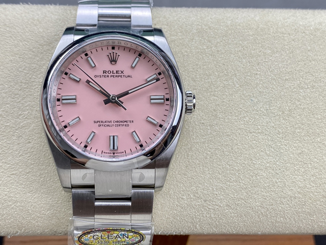 【ROLEX】ロレックス スーパーコピー オイスターパーペチュアル 126000 36MM ピンク【CLEAN工場出品】