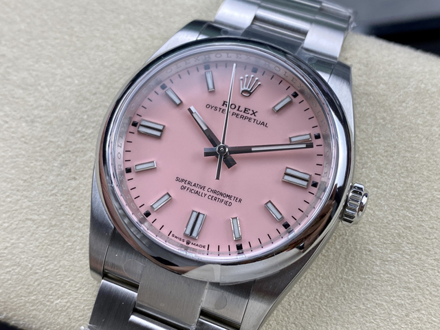 【ROLEX】ロレックス スーパーコピー オイスターパーペチュアル 126000 36MM ピンク【CLEAN工場出品】