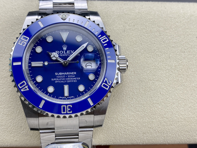 【ROLEX】ロレックス スーパーコピー サブマリーナーデイト 116619LB 40MM ブルー【CLEAN工場出品】