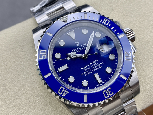【ROLEX】ロレックス スーパーコピー サブマリーナーデイト 116619LB 40MM ブルー【CLEAN工場出品】
