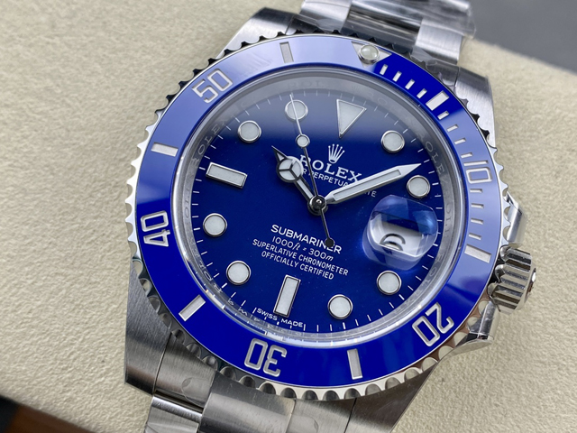 【ROLEX】ロレックス スーパーコピー サブマリーナーデイト 116619LB 40MM ブルー【CLEAN工場出品】