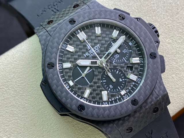 【HB工場出品】ウブロ スーパーコピー HUBLOT ビッグバン カーボン 301.QX.1724.RX ブラック 44mm 