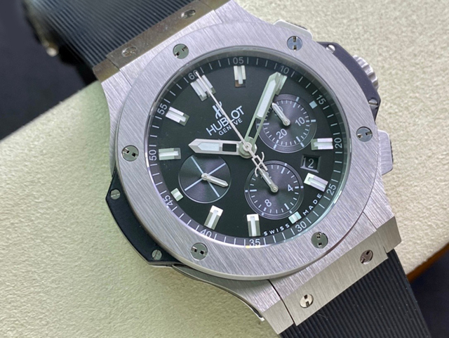 【HB工場出品】ウブロ スーパーコピー HUBLOT ビッグバン スチール 301.SX.1170.RX ブラック 44mm 