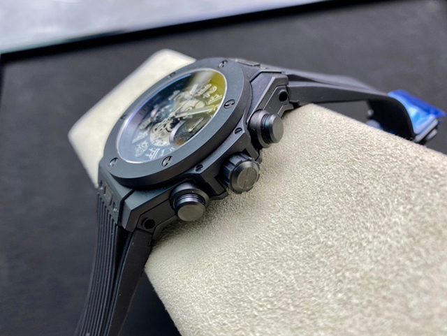 【HB工場出品】ウブロ スーパーコピー HUBLOT ビッグバン ウニコ ブラックマジック 441.CI.1170.RX ブラック 42mm