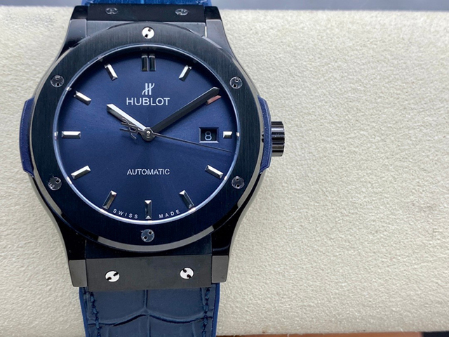 【HB工場出品】ウブロ スーパーコピー HUBLOT クラシックフュージョン セラミック 542.CM.7170.LR ブルー 42mm