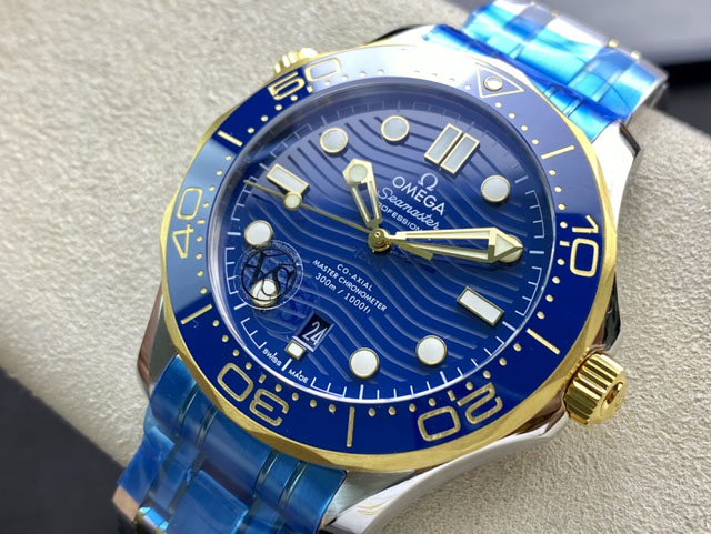 【OMEGA 】オメガ スーパーコピー シーマスター ダイバー300M コーアクシャル マスタークロノメーター 210.20.42.20.03.001【VS工場出品】