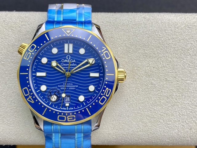 【OMEGA 】オメガ スーパーコピー シーマスター ダイバー300M コーアクシャル マスタークロノメーター 210.20.42.20.03.001【VS工場出品】
