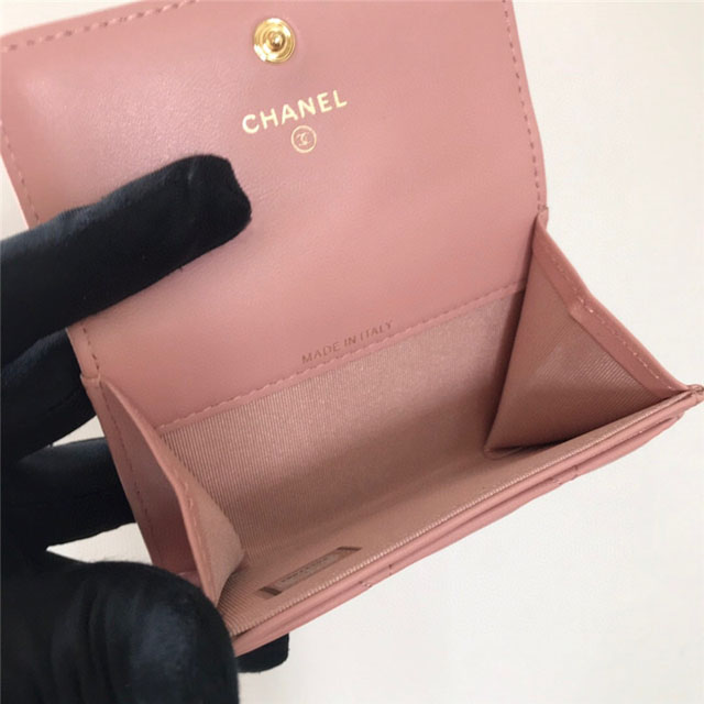 【CHANEL】シャネル 19フラップカードケース ピンク スーパーコピー（AP1790 B07327 NM368）