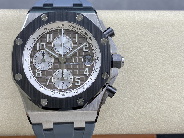 【AUDEMARS PIGUET】オーデマ・ピゲ スーパーコピー ロイヤル オーク オフショア クロノグラフ グレー 42MM 26470IO.OO.A006CA.01【APF工場出品】