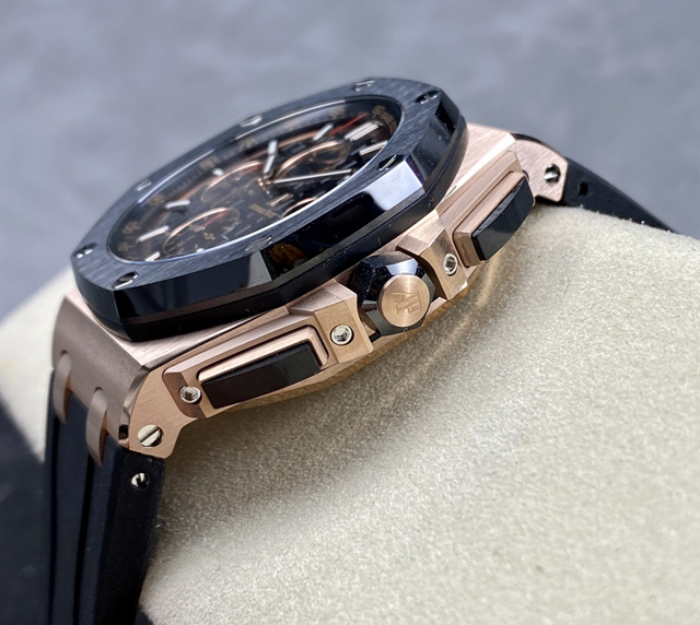 【AUDEMARS PIGUET】オーデマ・ピゲ スーパーコピー ロイヤル オーク オフショア クロノグラフ ブラック 44MM 26401RO.OO.A002CA.02.A【APF工場出品】