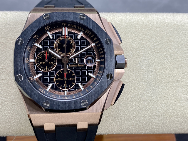 【AUDEMARS PIGUET】オーデマ・ピゲ スーパーコピー ロイヤル オーク オフショア クロノグラフ ブラック 44MM 26401RO.OO.A002CA.02.A【APF工場出品】