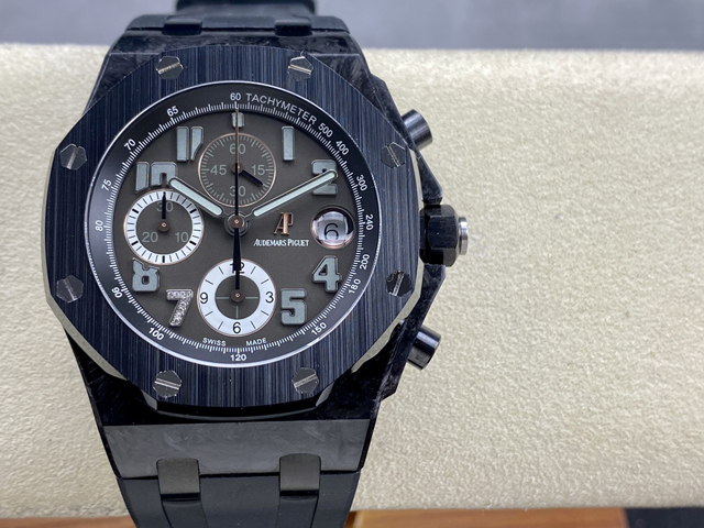 【AUDEMARS PIGUET】オーデマ・ピゲ スーパーコピー ロイヤル オーク オフショア クロノグラフ ブラック 42MM 26205AU.OO.D002CR.01【APF工場出品】