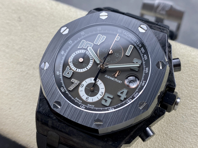 【AUDEMARS PIGUET】オーデマ・ピゲ スーパーコピー ロイヤル オーク オフショア クロノグラフ ブラック 42MM 26205AU.OO.D002CR.01【APF工場出品】