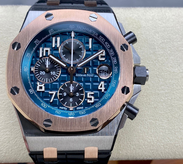 【AUDEMARS PIGUET】オーデマ・ピゲ スーパーコピー ロイヤル オーク オフショア クロノグラフブルー 42MM 26471SR.OO.D101CR.01【APF工場出品】
