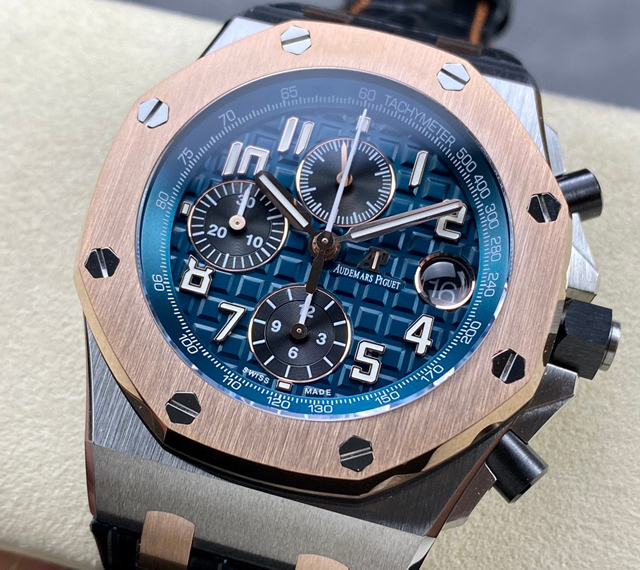 【AUDEMARS PIGUET】オーデマ・ピゲ スーパーコピー ロイヤル オーク オフショア クロノグラフブルー 42MM 26471SR.OO.D101CR.01【APF工場出品】