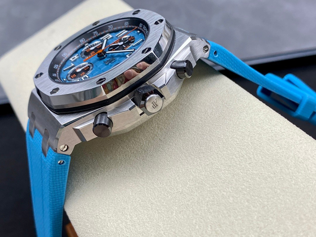 【AUDEMARS PIGUET】オーデマ・ピゲ スーパーコピー ロイヤル オーク オフショア クロノグラフ ブルー 42MM 26238ST.OO.A340CA.01【APF工場出品】