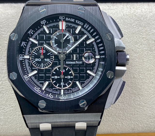 【AUDEMARS PIGUET】オーデマ・ピゲ スーパーコピー ロイヤルオーク オフショアクロノ ブラック 44MM 26400AU.OO.A002CA.01【APF工場出品】