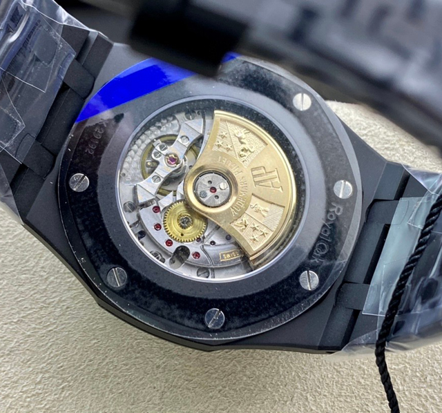 【AUDEMARS PIGUET】オーデマ・ピゲ スーパーコピー ロイヤルオーク DLC シルバーホワイト 41MM 15400【ZF工場出品】