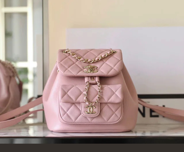【CHANEL】シャネル スーパーコピー スモール バックパック カーフスキン（AS2908）