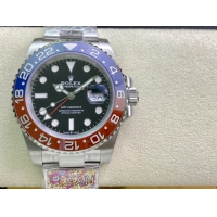 【ROLEX】ロレックス スーパーコピー GMTマスター II 126710BLRO-0002 ブルーレッド オイスターブレスレット【CLEAN工場出品】