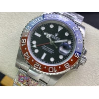 【ROLEX】ロレックス スーパーコピー GMTマスター II 126710BLRO-0002 ブルーレッド オイスターブレスレット【CLEAN工場出品】