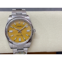 【ROLEX】ロレックス スーパーコピー オイスターパーペチュアル 124300 イエロー 41MM【CLEAN工場出品】