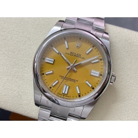 【ROLEX】ロレックス スーパーコピー オイスターパーペチュアル 124300 イエロー 41MM【CLEAN工場出品】