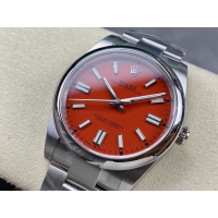 【ROLEX】ロレックス スーパーコピー オイスターパーペチュアル 124300 レッド 41MM【CLEAN工場出品】