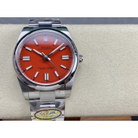 【ROLEX】ロレックス スーパーコピー オイスターパーペチュアル 124300 レッド 41MM【CLEAN工場出品】
