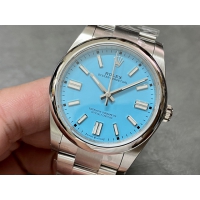 【ROLEX】ロレックス スーパーコピー オイスターパーペチュアル 124300 ターコイズブルー 41MM【CLEAN工場出品】