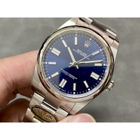 【ROLEX】ロレックス スーパーコピー オイスターパーペチュアル 124300 ブライトブルー 41MM【CLEAN工場出品】