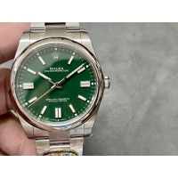 【ROLEX】ロレックス スーパーコピー オイスターパーペチュアル 124300 グリーン 41MM【CLEAN工場出品】
