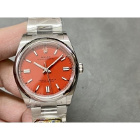 【ROLEX】ロレックス スーパーコピー オイスターパーペチュアル 126000 レッド 36MM【CLEAN工場出品】
