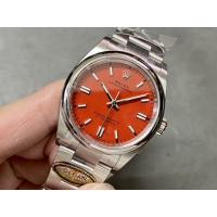 【ROLEX】ロレックス スーパーコピー オイスターパーペチュアル 126000 レッド 36MM【CLEAN工場出品】
