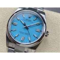 【ROLEX】ロレックス スーパーコピー オイスターパーペチュアル 126000-0007 36MM ターコイズブルー【CLEAN工場出品】