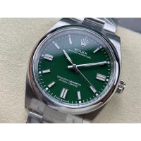 【ROLEX】ロレックス スーパーコピー オイスターパーペチュアル 126000-0006 グリーン 36MM【CLEAN工場出品】