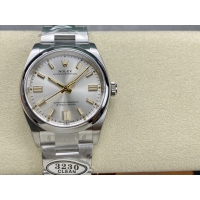 【ROLEX】ロレックス スーパーコピー オイスターパーペチュアル 126000-0001 シルバー 36MM【CLEAN工場出品】