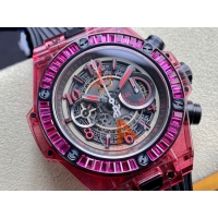 【HB工場出品】ウブロ スーパーコピー HUBLOT ビッグバン ウニコ 411.JR.4901.RT.1902 ピンク 45mm