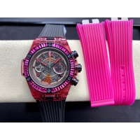 【HB工場出品】ウブロ スーパーコピー HUBLOT ビッグバン ウニコ 411.JR.4901.RT.1902 ピンク 45mm