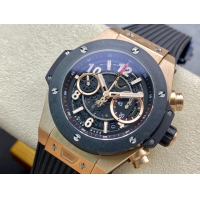 【HB工場出品】ウブロ スーパーコピー HUBLOT ビッグバン ウニコ キングゴールドセラミック 441.OM.1181.RX  グレー 42mm