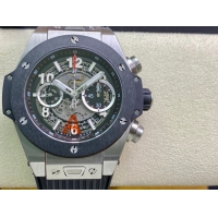 【HB工場出品】ウブロ スーパーコピー HUBLOT ビッグバン ウニコ チタニウムセラミック 441.NM.1170.RX グレー 42mm