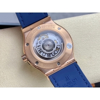 【HB工場出品】ウブロ スーパーコピー HUBLOT クラシックフュージョン キングゴールド 542.OX.7180.LR ブルー 42mm