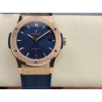 【HB工場出品】ウブロ スーパーコピー HUBLOT クラシックフュージョン キングゴールド 542.OX.7180.LR ブルー 42mm