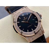 【HB工場出品】ウブロ スーパーコピー HUBLOT クラシックフュージョン ダイヤモンド 542.OX.1181.LR.1704 ブラック 42mm